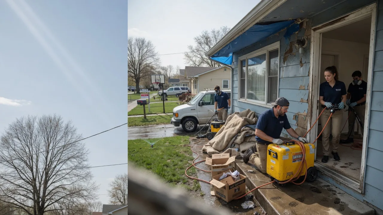 Basement Flood Cleanup in Meriden, IA near me